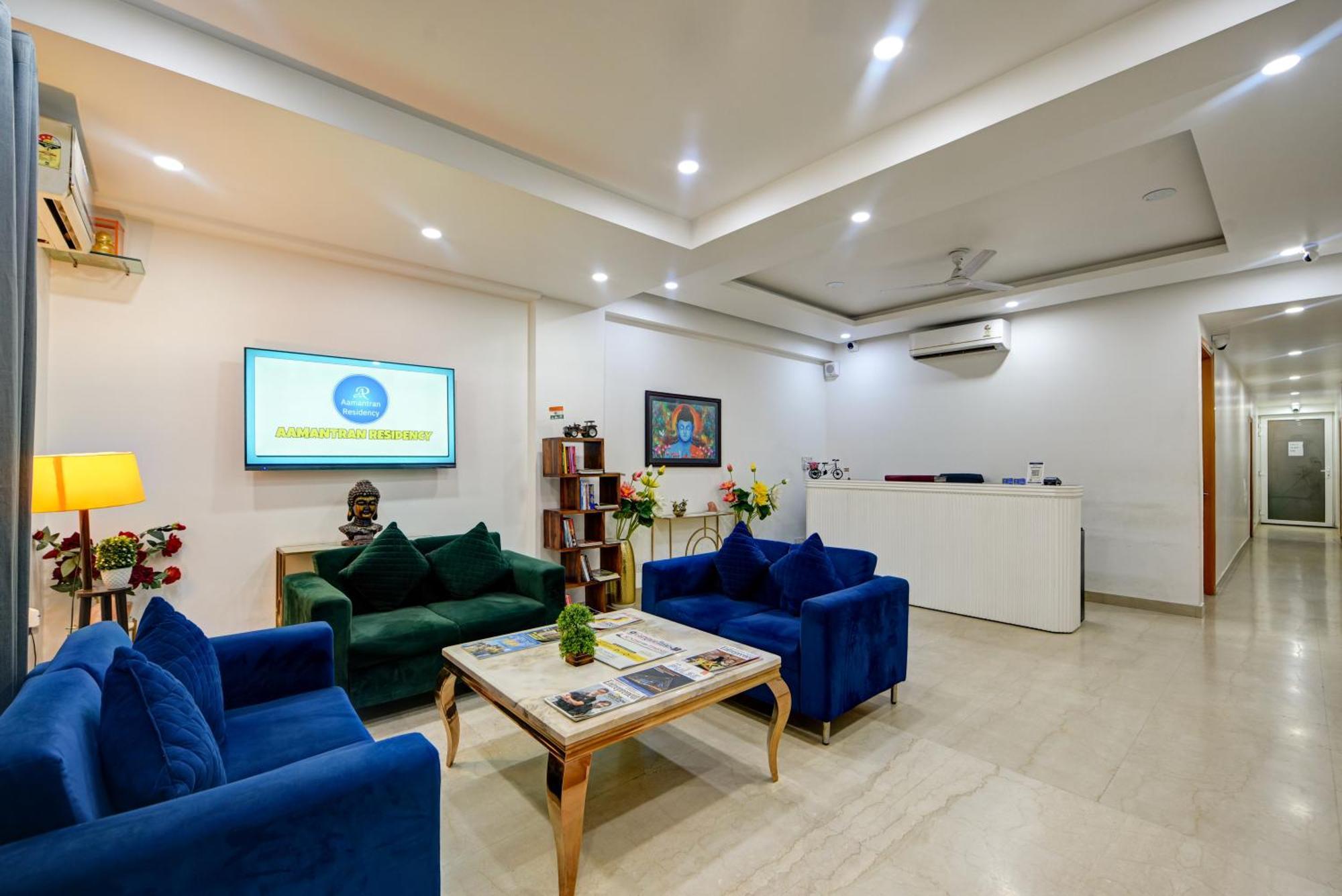 Aamantran Residency Hotel, Sohna Road, Sector 49, Gurugram Gurgaon Eksteriør bilde